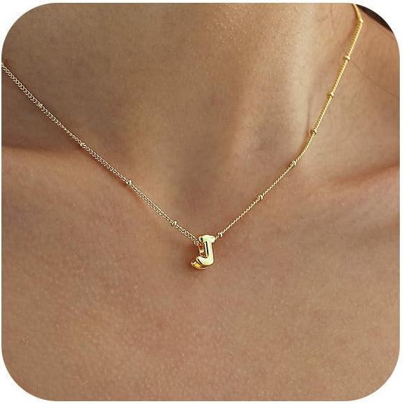 Gold Initial Necklace