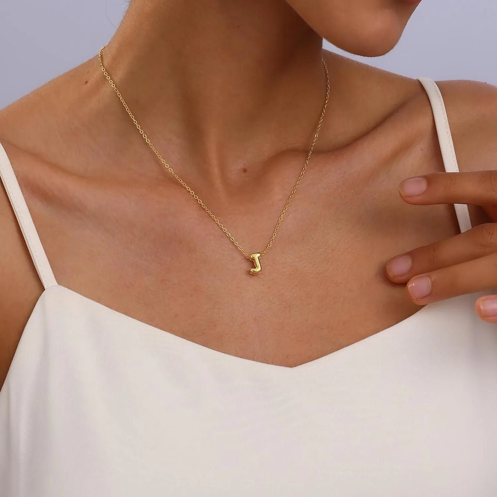 Gold Initial Necklace